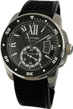 Orologio uomo automatico Cartier Calibre de Cartier Diver W7100056 ottimo++ A4684