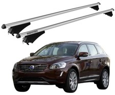 BARRE PORTATUTTO XL PER VOLVO XC60 2014-2017 CON ANTIFURTO MENABO ALLUMINIO