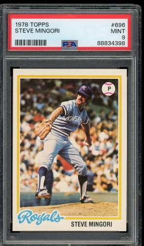 1978 topps 696 - steve, mingori