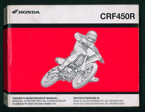 Honda crf450r manuale - crf450r-5, (2005)