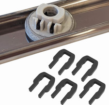 Set Di 5 Morsetti per Posate Compatibili Con Guide per Lavastoviglie Miele G305 