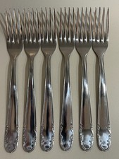 Set 6 Forchette Acciaio Inox