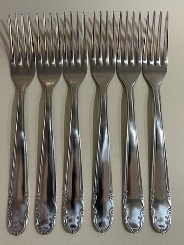 Set forchette acciaio inox - set, 6