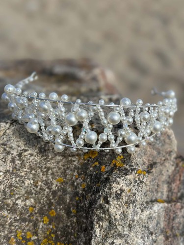 Cerchietto avorio sposa - ,