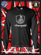 T-shirt manica lunga uomo logo Campagnolo Racing Wheels American Davis34 nuova