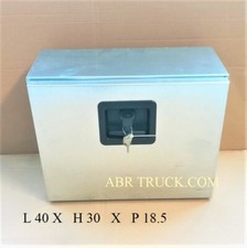 CASSETTA PORTA ATTREZZI ZINCATA PIAGGIO PORTER 40X30X18,5 CM CAMION TRATTORE