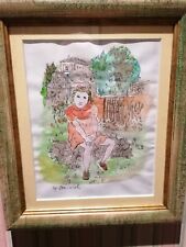 ACQUERELLO di Giovanni Omiccioli ( 1901 - 1975 ) con cornice