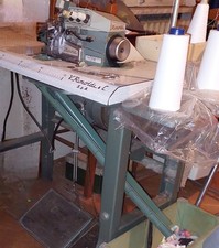 Taglia cuci rimoldi 27 industriale con banco 70cm verde