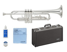 YAMAHA YTR-2330S Tromba Standard Bb Case con boccaglio, panno grasso olio