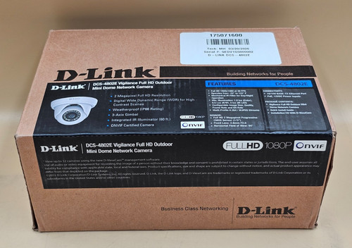 Link dcs 4802e - d-link, di