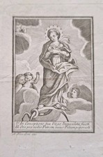 MADONNA IMMACOLATA. Santino