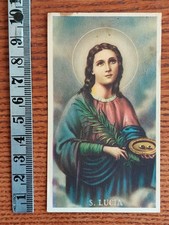 Santino holy card - santino, lucia