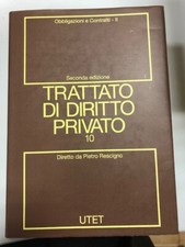 diretto da Pietro Rescigno. Trattato di diritto privato, Obbligazioni e contrat