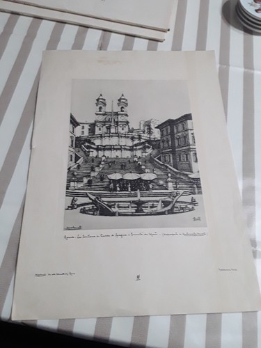 Bella stampa vintage - bella, fontana