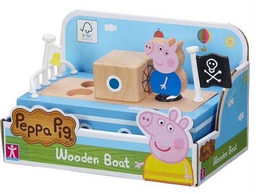 Peppa pig barca - -, legno