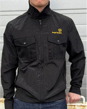 Sergio Tacchini Uomo Outdoor Sopracamicia Terrazza Casual Giacca Luciano Nero Oro