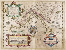 Mappa Mercatore Dello Stretto Di Magellano Argentina Cile Sud America 1606