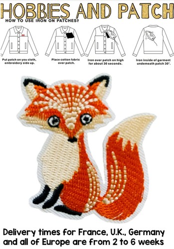 Patch volpe rossa animale