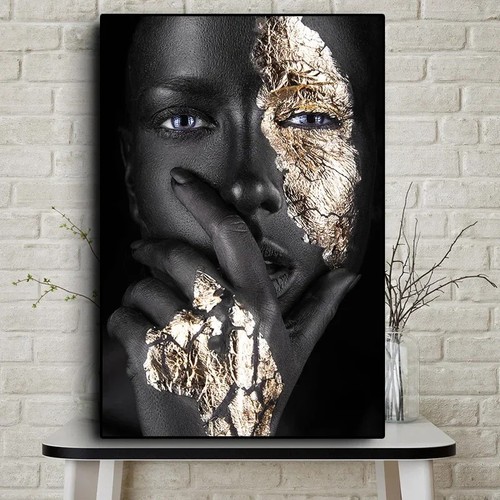 Arte parete donna africana - parete,