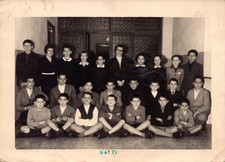 FOTO ANNI 50 CLASSE SCOLASTICA SCUOLA ALUNNI SCOLARI - COCCONATO ASTI