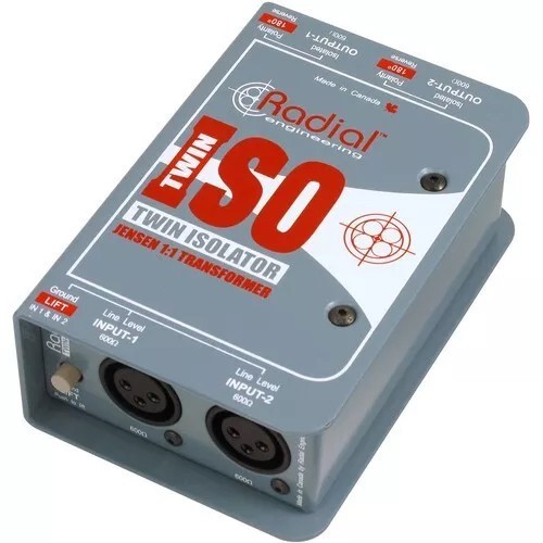 Radial engineering twin - twin, iso