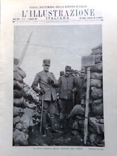 L'illustrazione Italiana 9 Gennaio 1916 WW1 Miraglia Salonicco Slataper Salvini