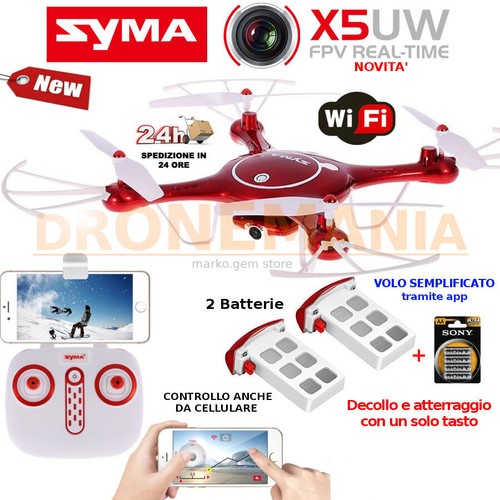 Drone syma wifi blocco - x5,