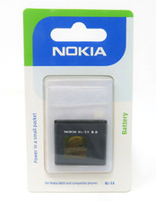 Batteria Nokia BL-5X originale 600 mAh li-ion Nokia 8800 new battery pack