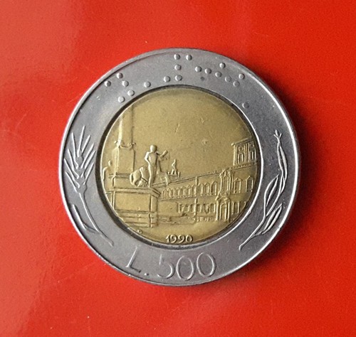 500 lire 1990 variante - lire,