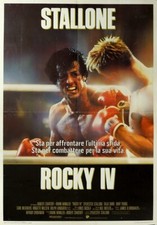 ROCKY 4 Rocky IV STALLONE MANIFESTO ORIGINALE 1A ED TEASER 70 X 100 POSTER BOXE