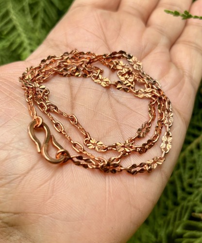 Collana catena cavo floreale