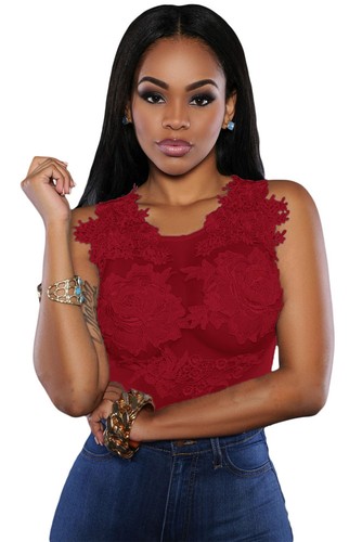 Body camicia maglia - , ricamo