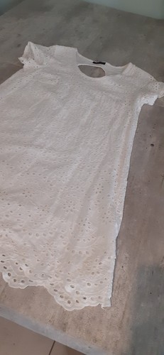 Abito sangallo bianco s - tg,