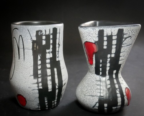 Paire vases vintage 1950 - vintage,