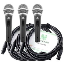 3x Set Microfono Dinamico
