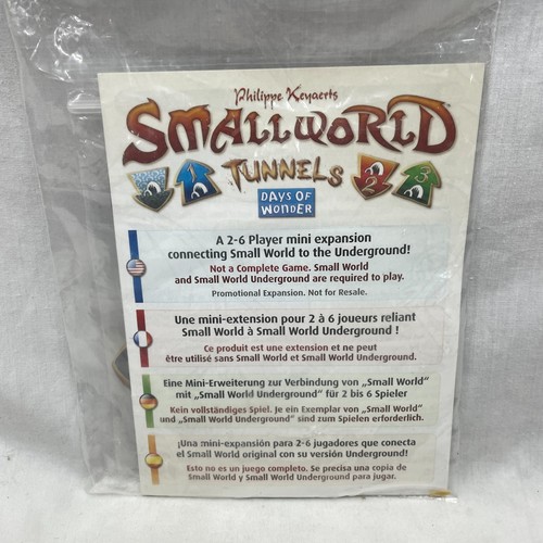 Smallworld tunnels board game - smallworld,