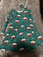 Vestito Budino Natalizio Bambina TU Nuovo Con Etichette Età 6 Anni