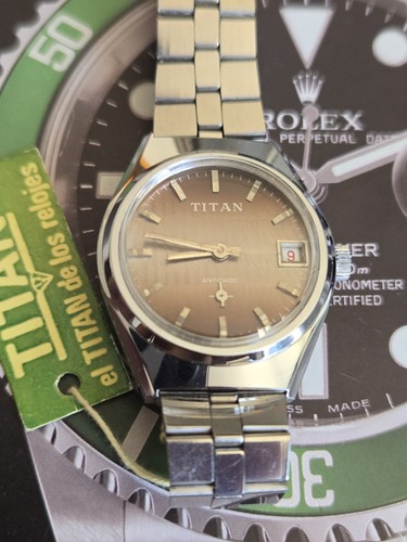 Reloj vintage titan antichoc - vintage,