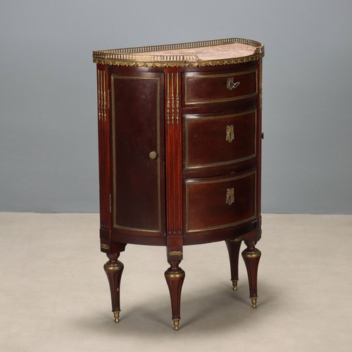 Credenzino demi lune antico - credenzino,