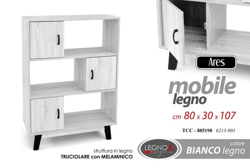 Mobiletto libreria ante - mobiletto,