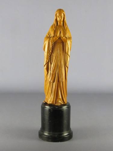 Antica statua legno - antica,