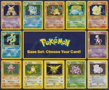Pokemon Set Base 1999: Scegli la tua carta! Tutte le carte disponibili - 100% autentiche