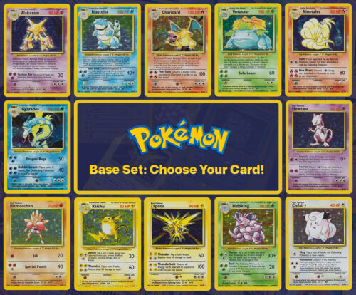 Pokemon set base 1999 scegli - pokemon,