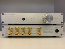 Preamplificatore Passivo con Telecomando per Audio Hi-end (Argento)