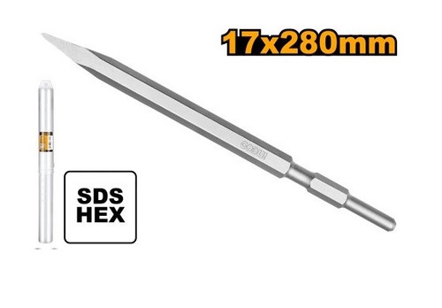 Scalpello punta 17x280 - punta,