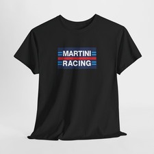 T-Shirt Martini Racing Nera - Maglietta Unisex Motorsport per Uomo o Donna