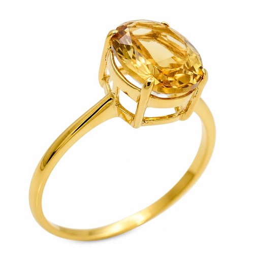 Anello topazio giallo - anello,