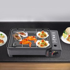 Fornello Grill Butano, Fornello a Gas Portatile da Campeggio Grill, Fornello a Gas Butano Portatile