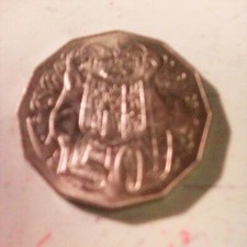 Moneta Australia.50 Cent.Anno