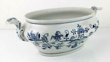Zuppiera da tavola ORIGINAL ZWIEBELMUSTER Cechoslovakia in Porcellana Bianca Blu